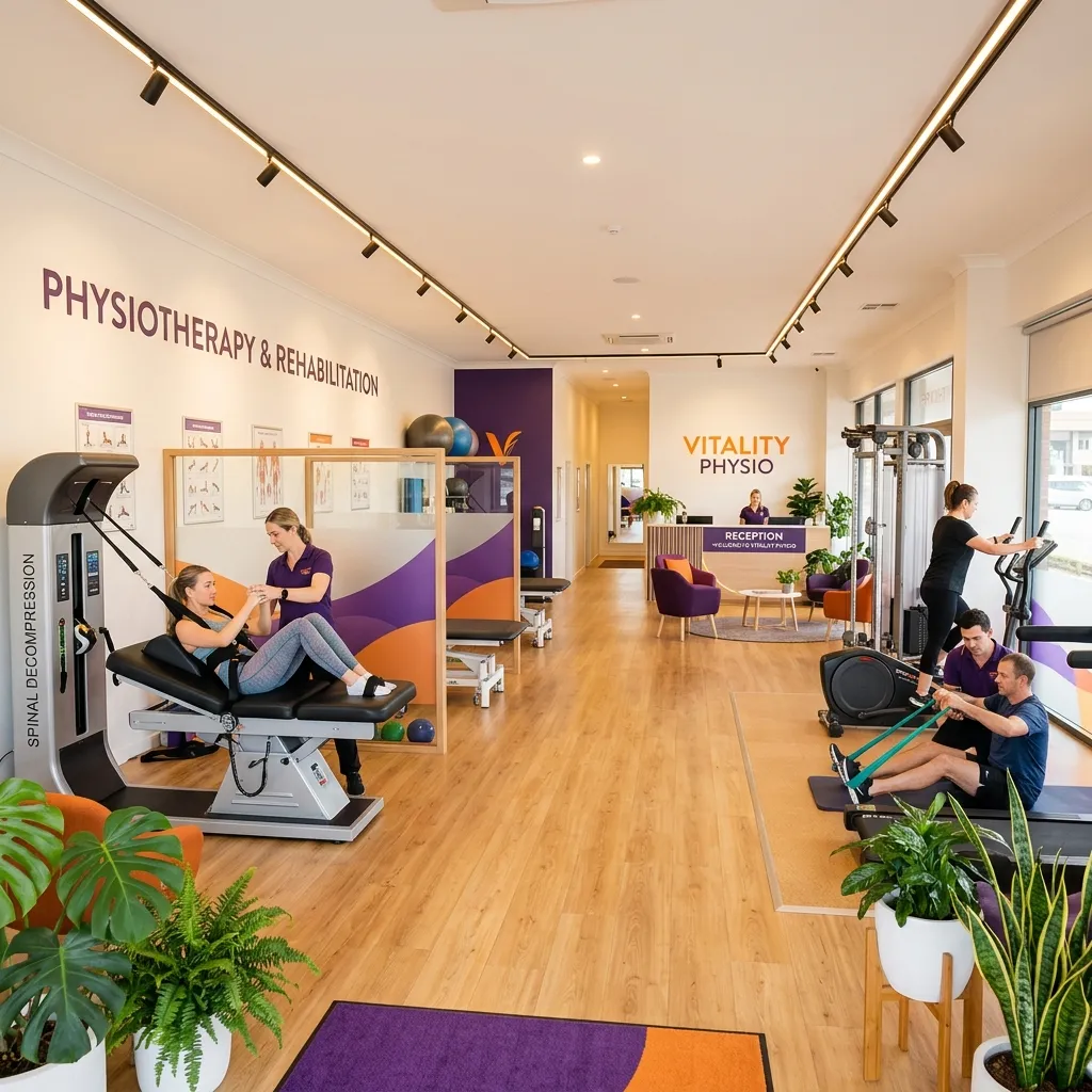 Total Wellness Physiotherapy Clinic Interior in Bodakdev